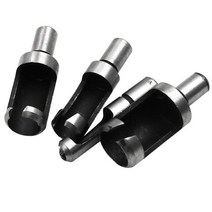 라운드 생크/육각 생크 배럴 4 개 로그 장부 나무 스토퍼 목공 오프닝 코르크 드릴 비트 세트, 01 Cylindrical tenon