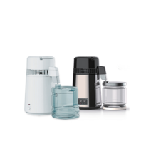 증류수제조장치 정제수 제조기 가정용 4L 증류기, 고품질 증류수 기계 4L 플라스틱 쉘