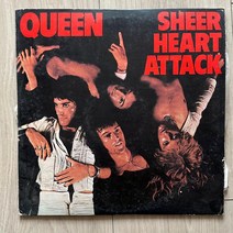 1974년 일본 최초의 퀸 밴드 QUEEN 레코드 LP판, 단일사이즈