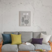 발루아 LED 시계용 액자 + 24cm 벽시계 패브릭액자 캔버스액자, 8. 나무 + 24cm LED 벽시계