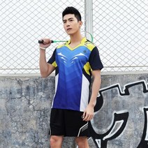 키즈 테니스 셔츠 반바지 세트 배드민턴 저지 정장 소녀 탁구 T 의류 야외 훈련 키트, L, Dark Blue(set) 3
