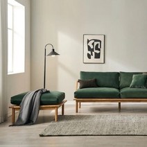 한샘몰pick 더메이드 포네르 패브릭 원목 소파 스툴 4colors, 아이보리(A)