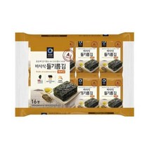 청정원 들기름 바사삭김 4gx16봉(10+6)(번들) 아이간식 자취 엄마반찬 도시락반찬 4g 16봉, 2세트