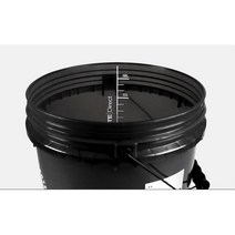 셀프세차 눈금표시 투명 세차버킷 18L