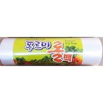 롤백(푸르미 중 30x40) 12개 pe롤비닐 일회용비닐가운 peqlslffhf, 1