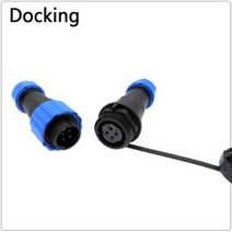 방수 커넥터 케이블 플러그 및 소켓 암수 2 3 4 5 6 7 9 핀, Docking_6p