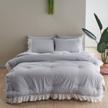 [르헤브] 아르 포플린 60수 차렵이불 베개세트 Q/퀸