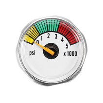 Acofuns 합금 5000 PSI 마이크로 공기 CO2 탱크 압력 게이지 1/8NPT 나사, 1개, 1개