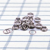 원미디어 스틸 아일렛심 아일렛알 아일렛핀 하도메 100세트 - 실버(은색) 24호