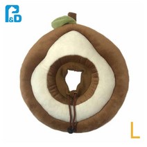 피부 예민한 애견용 가벼운 인견 넥카라 L 목커버 강아지용 깔때기 핥음방지 수술후 댕댕이용 중성화 고깔