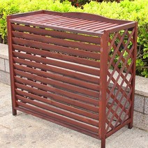 에어컨실외기덮개 실외기커버 실외기 차광막 지붕, 120x57x100cm 오렌지, 큰
