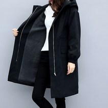 홍공장(당일출고) 여성 겨울 루즈핏 퍼 후드야상점퍼 데일리점퍼