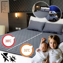 CARON 전기 카본 탄소 매트 전자파없는 온열 장판 싱글 더블 침대용 카온 차박, 싱글 차량용 S, 베이지