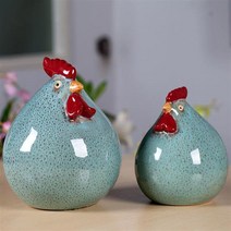 인테리어 가구 미국식 전원 세라믹 통통한 닭장 상서 커플룩