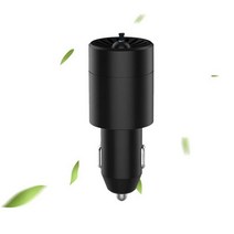 산소발생기 Car Air Purifier 12V Mini Auto Fresh Anion Ionic Oxygen Bar Ionizer Cleaner Freshener, 02 Black