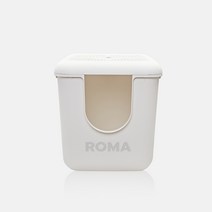 [본사직영ROMA]로마 즐똥 고양이화장실 후드형 대형, 아이보리
