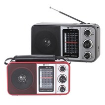 핑키 pingky-250레드 260블랙 휴대용 단파 AM/FM 라디오 수신기 USB/MMC Card 재생, 250레드