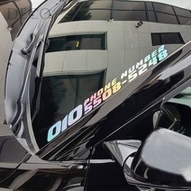 차데코 자동차 핸드폰 전화번호 스티커 주차알림판 홀로그램 차량 스티커 용품 악세사리, 50x5xm(대), CHA홀로그램-B타입-50x5xm(대), 1개