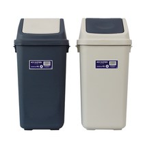 유진 에이스휴지통 사각휴지통 (소 중 대) 30L 40L 50L 쓰레기통 업소용 사무실, 그레이, 소 (종량제 30L)