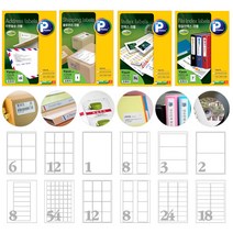 프린텍라벨지 인덱스라벨 V3430 120칸 100매