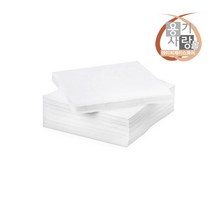 냅킨 업소용 테이크아웃 무지 티슈 화이트 500개 1묶음