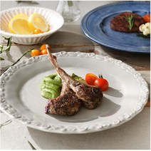 [메세라미카]티에라 줄리엣 디너접시26.5cm(4컬러), 블루, 없음