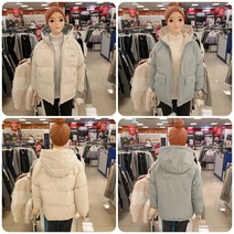 [에꼴리에] 22년 겨울 핫신상! **리버시블 푸퍼 다운점퍼** 주니어 여아용 친환경 오리털 가공 섬유로 털빠짐없는 가볍고 포근 따뜻하며 멋스런 리버시블 파스텔 푸퍼 다운 점퍼