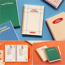 4개월 스터디 플래너 공시생 취준생 자격증 학습관리, 블루