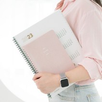 바이풀디자인 생각보관함 먼슬리 매니저 2023, 스트로베리 밀크