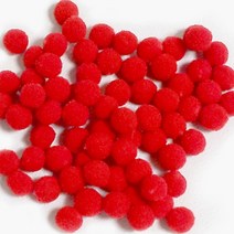 쭈bapha_뿅뿅이 10파이 1000개 빨강 4개묶음 장식뽕뽕이 칼라 미술용뽕이 만들기교구 컬러 용뽕이 공작 펠트뽕이♥LtMS, ♥myside!