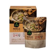프리미엄 뼈없는 갈비탕 400g 3개입 비비고