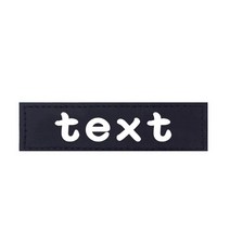 네임라벨스티커 캐릭터이름 의류용 어린이집 방수 스티커 애완견 하네스 이름 라벨 스티커 2 개 패턴 맞춤, 01 name  number_02 M 5x16cm
