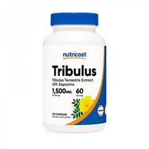 Nutricost Tribulus Terrestris 1500mg 120캡슐 750mg, 120 Count (Pack of 1)Nutricost