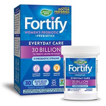 Nature’s Way Fortify Women’s Probiotic 30 Billion Live Cultures 11 Strains Prebiotic 30 Capsules, 1, 상세참조