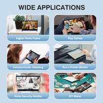 휴대용 모니터 휴대용 1024x600 울트라 HD 디스플레이 7 인치 TFT LCD 터치 스크린 패널 미니 PC HDMI 모니, 01 TFT monitor