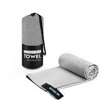 소비르 운동수건 스포츠타월, 400x800, 그레이, 1개
