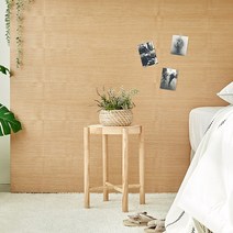 앳센셜 폰테 라탄 원목스툴, 없음