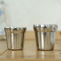 키친나이스 국내 생산 스텐 식당용 물컵, 스텐물컵(중)