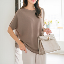 마담그레이스 T52994 로렌 진주 썸머 가오리 니트
