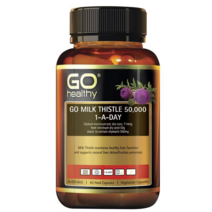 고헬씨 밀크시슬 50000mg 하루한정 60정 / GO Healthy Milk Thistle 50000mg 1-A-Day 60 Vege caps