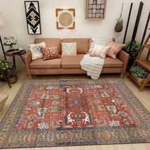 빈티지 물세척가능 페르시아 모로코스타일 심플 페르시안카페트