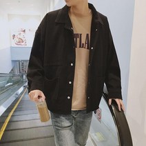 남성점퍼 자켓 루즈핏 블루종 야상 남성 항공자켓 봄