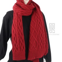 클래식한 꽈배기 울 니트 목도리 남자 여자 커플 머플러 6color