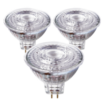오스람 LED 할로겐 MR16 4.5W 전구 3P (3개입) 램프, 주광색, 3개