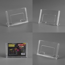 마트498 오피텍 A8 쇼케이스(가로) 테이블POP 쇼카드케이스 가격표꽂이 베이커리가격표 메뉴꽂이 행사용품 홍보용