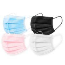 [200매 대용량 특가] 매일매일 건강하게 건강한 마스크 3중 MB 필터 마스크 (화이트 핑크 블루 블랙), 50개입, 4개
