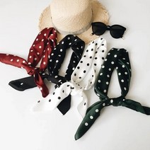 도트스카프 봄 실크 여행 쁘티 4종