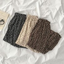 꽃무늬스커트 샤스커트 냉장고치마 페이즐스커트 수채화스커트 플라워 스커트 여 202