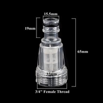 드라이아이스세차 스팀 세차 세차기 엔진 세척기 스팀기2~ 5Pcs 자동차 세탁기 물 필터 Karcher K2 K3 K4 K, 01 3I4 Inch_01 2Pcs