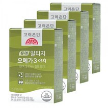 고려은단 퓨어 알티지 rTG 오메가3 60캡슐X2개 (4개월분) / 이지 식물성캡슐 60캡슐 X 4개 (4개월분), 퓨어 알티지오메가3 이지 60캡슐, 쇼핑백 X